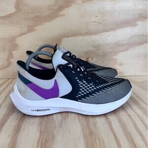 Nike -Air Zoom Winflo 6 -Running Shoes - Black/Gray - Women's - 9.5 - AQ8228-006